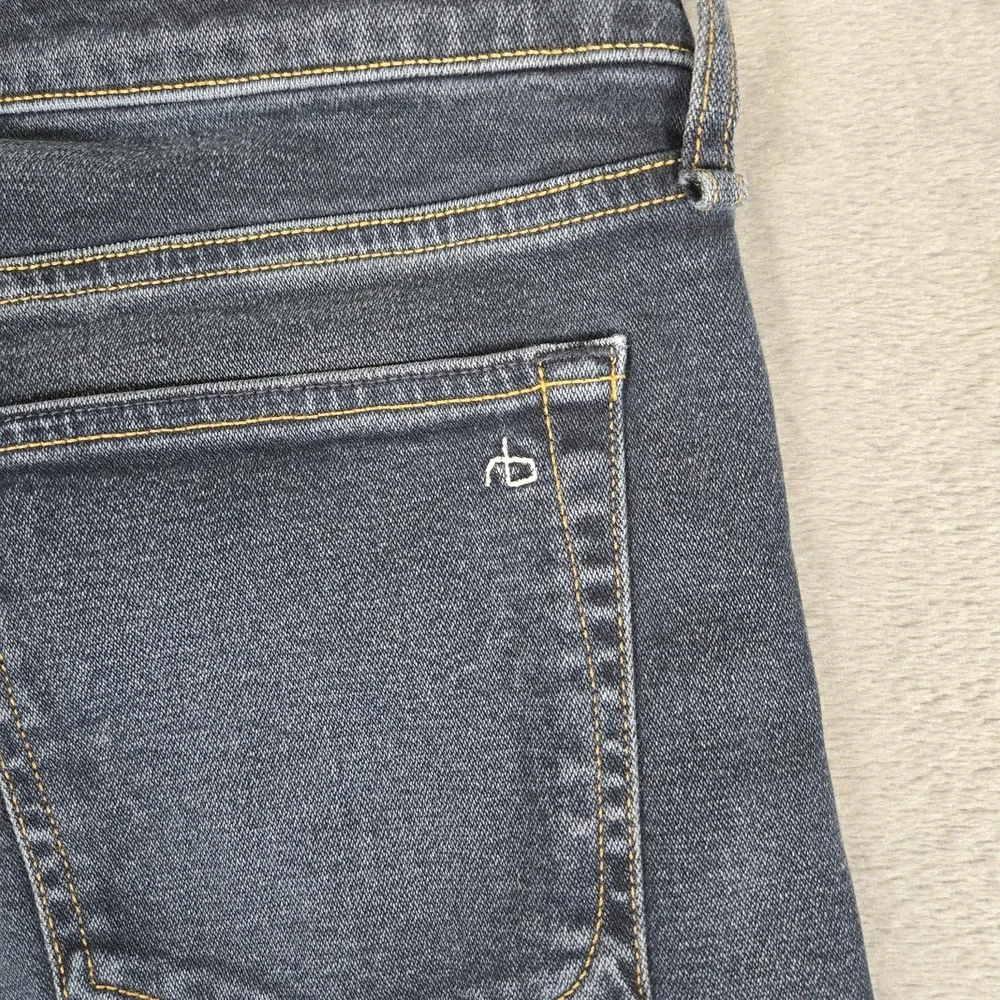 Rag & Bone Fit 2 Jeans Mens 34x28‎ Slim Straight Scout Dark Wash Blue Denim